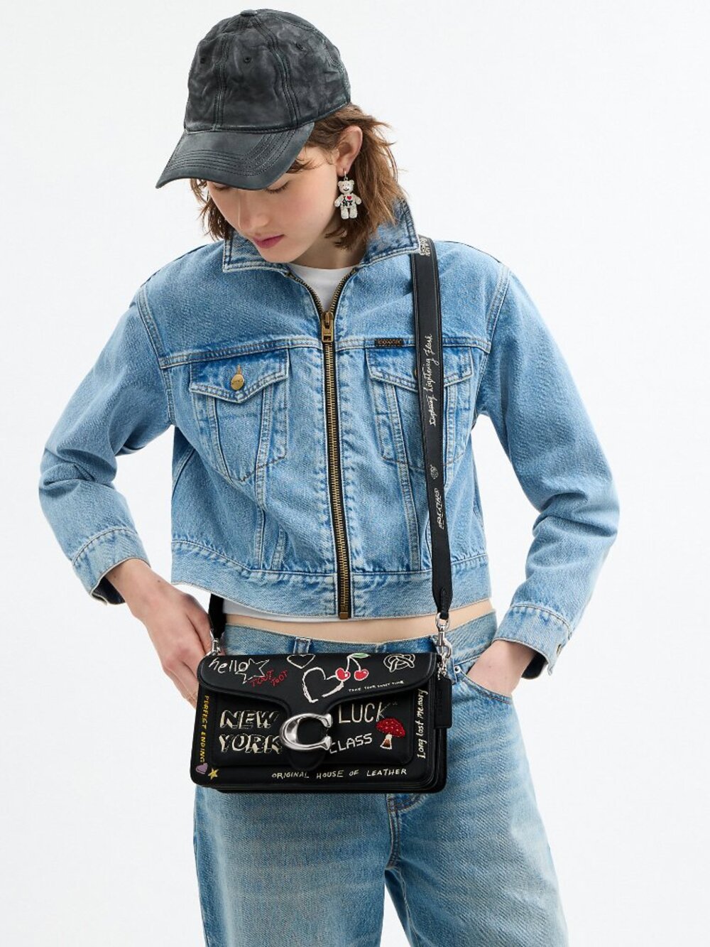 Coach Tabby Shoulder Bag 26 With Sketch Print